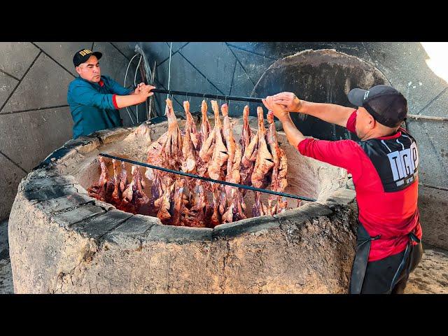 Der GRÖSSTE TANDOOR in ZENTRALASIEN. Hunderte stehen Schlange für usbekisches Essen.