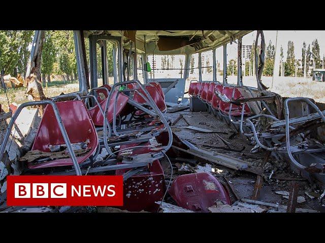 Russia 'used cluster munitions' in Ukrainian city of Kharkiv - BBC News