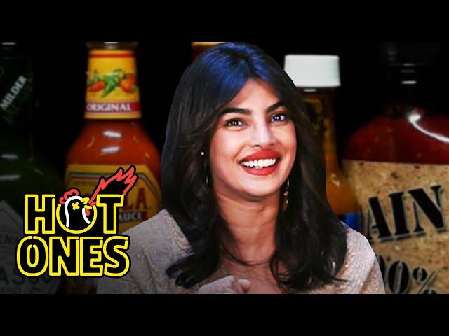 Priyanka Chopra Jonas Explains the Essence of Hot Sauce While Eating Spicy Wings | Hot Ones