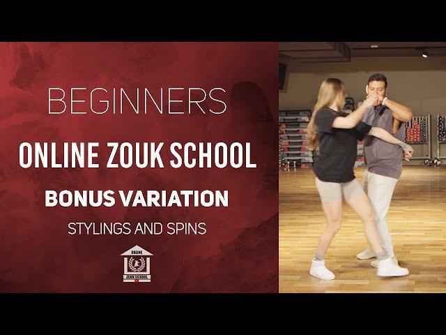 (BEGINNERS) Bonus Variation for Followers & Leaders | Online Zouk School