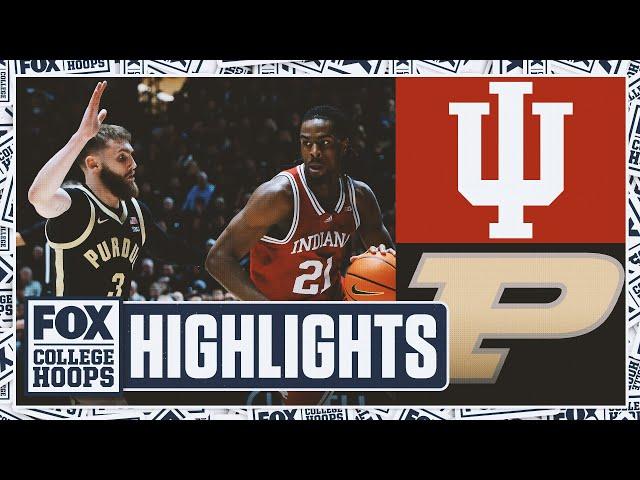 Indiana Hoosiers vs. No. 10 Purdue Boilermakers Highlights | FOX College Hoops