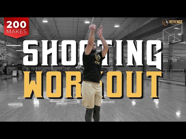 200 Shots Full Shooting Workout!  (DO THIS EVERY DAY)