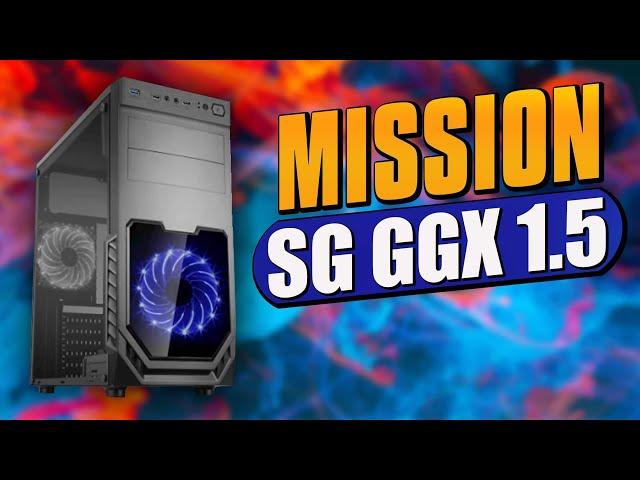 Mission SG GGX 1.5 pc case chassi review unboxing and 100 subscriber double giveaway