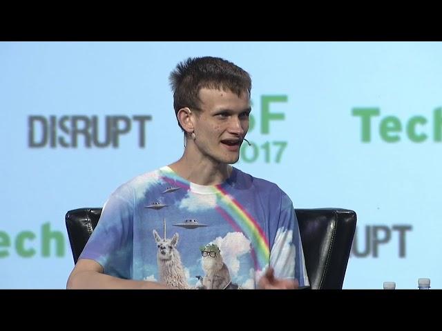 Vitalik Buterin describes Ethereum in his own words | Disrupt SF 2017