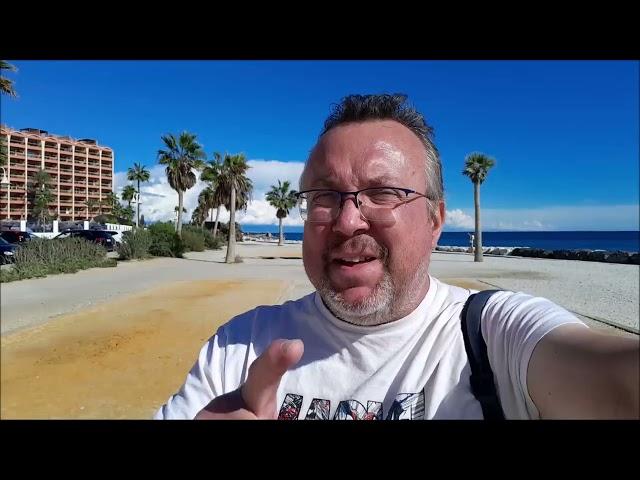 FUN IN THE SUN!! AS I WALKED ALL THE WAY FROM BENALMADENA COSTA TO FUENGIROLA. FUNNY VIDEO PEEPS!!