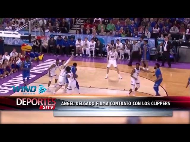 Ángel Delgado firma contrato dual con los Clippers