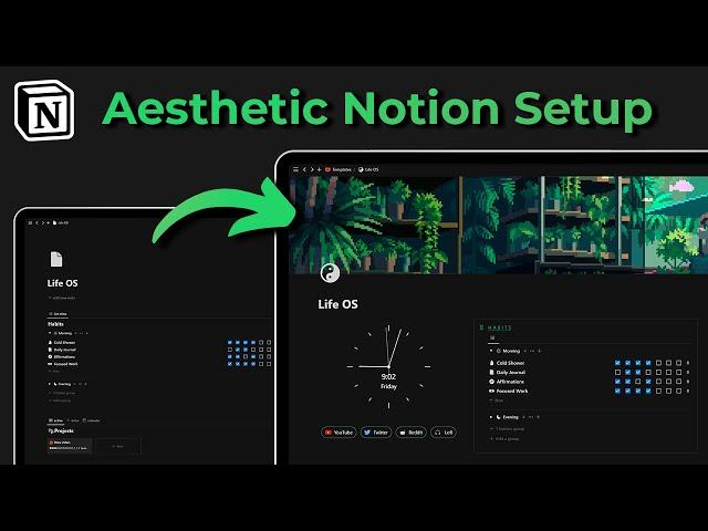 How to make your Notion dashboard more aesthetic (like way more)