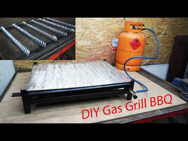 Gas Grill - How to make Gas Grill - DIY Propane Burner BBQ