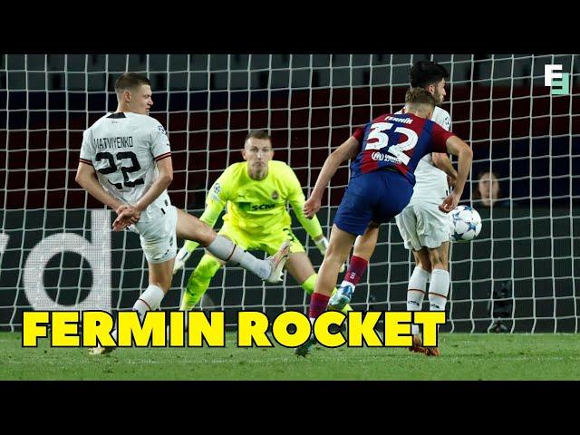 Fermin Lopez ROCKET Goal vs Shakhtar Donetsk | STADIUM REACTION!