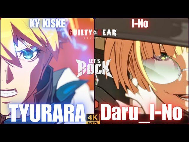 GGST KY KISKE /カイ [ TYURARA / ちゅらら ] vs I-No / イノ [ Daru_I-No ] Guilty Gear Strive