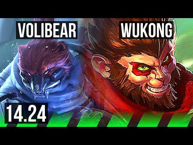 VOLIBEAR vs WUKONG (JGL) | NA Master | 14.24