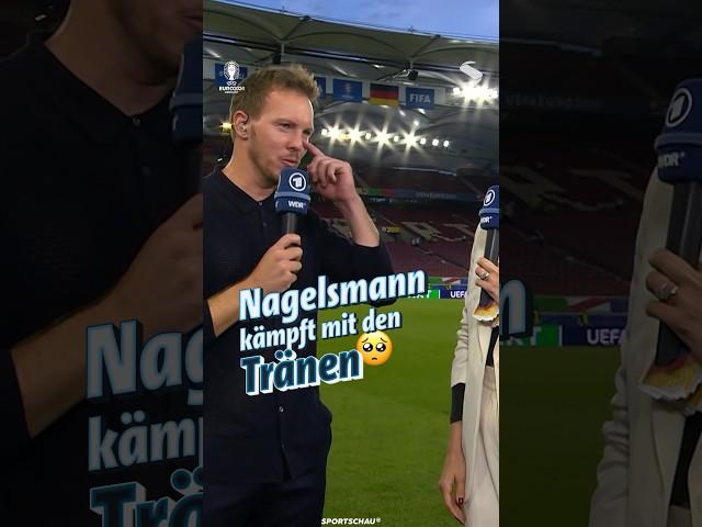 Julian Nagelsmann kämpft mit den Tränen | Sportschau Fußball