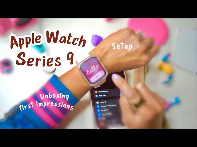 Apple Watch Series 9 GPS 45mm Unboxing and First Impressions