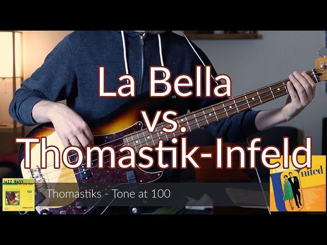 Flatwound Bass String Comparison - La Bella vs. Thomastik-Infeld