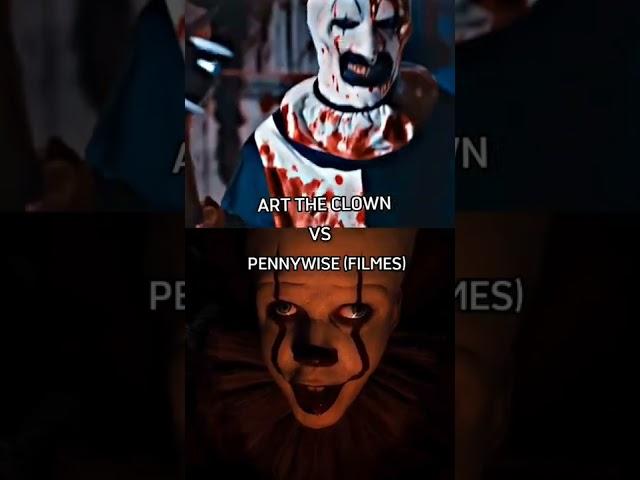 Art (Terrifier) vs Pennywise (It) #movie #pennywise #art #viral #shorts