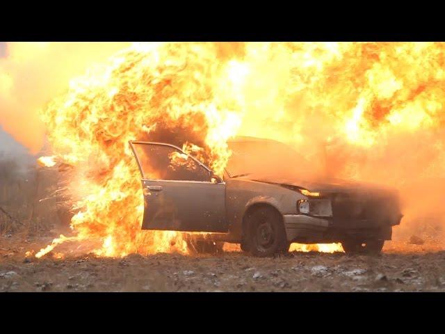 Car Explosion - Stock Video Footage - HD