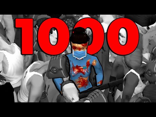 I Made 1000 Zombies Hunt My Viewers in Project Zomboid... Here's What Happened
