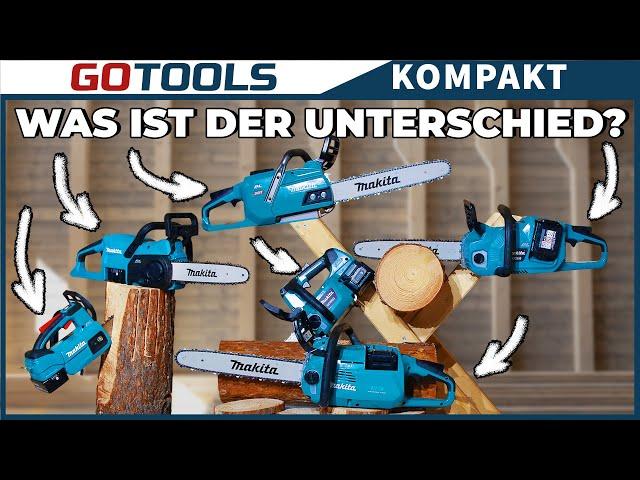 One saw is too dangerous for 99 % of users! Makita cordless chainsaws!