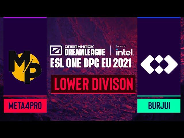 Dota2 - burjui vs. Meta4Pro - Game 2 - DreamLeague Season 14 DPC: EU - Lower Division