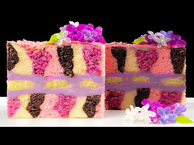  LILAC DREAM - FIREWORK cake  An explosion of flavors and colors