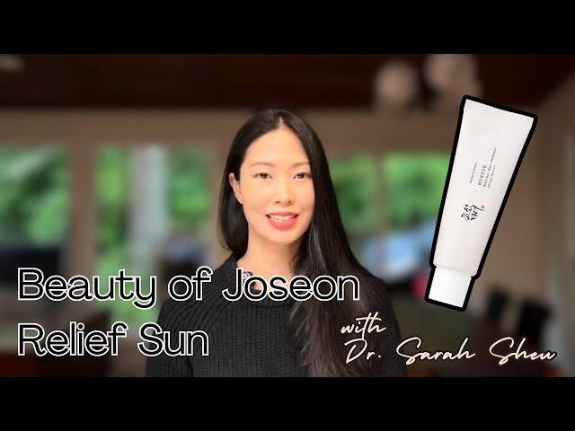 Dermatologist Reviews Popular Korean Sunscreens - Beauty of Joseon Relief Sun Rice + Probiotics