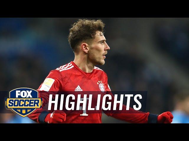 Leon Goretzka doubles Bayern Munich's lead against Hoffenheim | 2018-19 Bundesliga Highlights