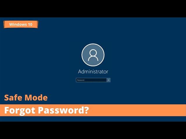 How to login using PIN in safe mode Windows 10 | Forgot Password Windows 10