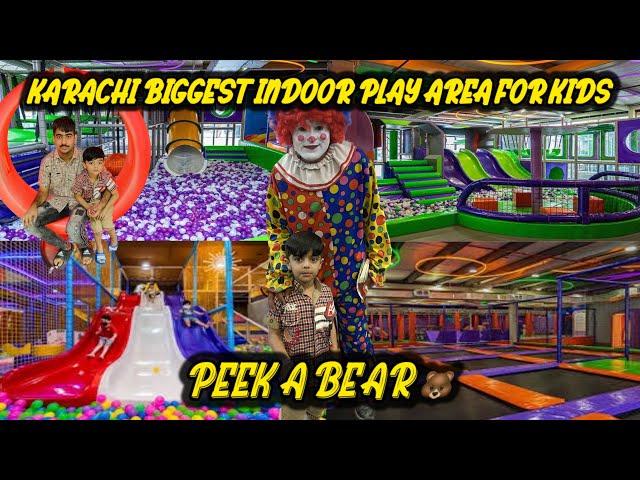 Peek A Bear  Indoor Play Area North Walk Mall  | karachi biggest indoor play area for kids |