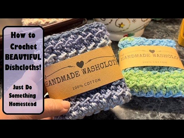 How to Crochet Beautiful Dishcloths