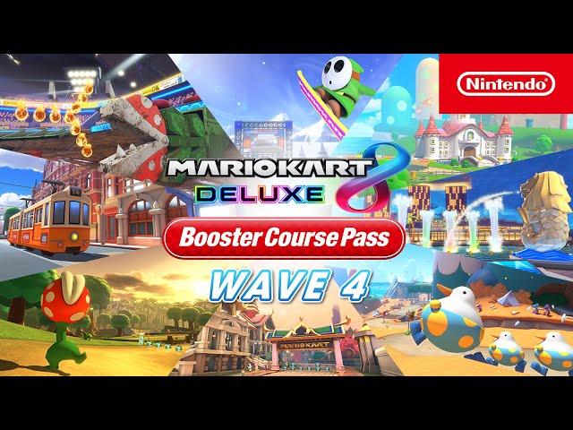 Wave 4 of the Mario Kart 8 Deluxe – Booster Course Pass arrives March 9th!