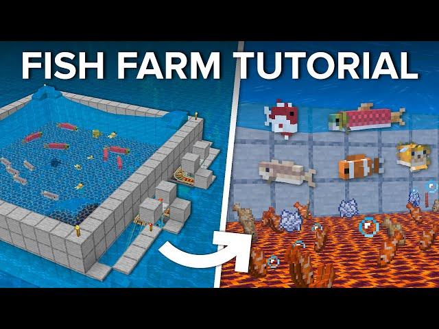 Minecraft AFK Fish Farm - 6600 Items Per Hour