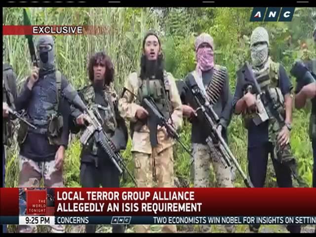 Terror groups in Mindanao forming alliance?