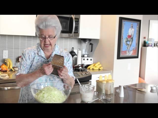 Cooking with Oma - Coleslaw and Cucumber Salad