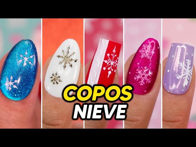 Cómo hacer COPOS de NIEVE para PRINCIPIANTES - Fácil y Rápido