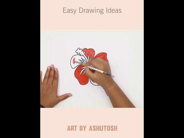 Flower Drawing For Beginners - Drawing Tips & Techniques - Art By Ashutosh - #051