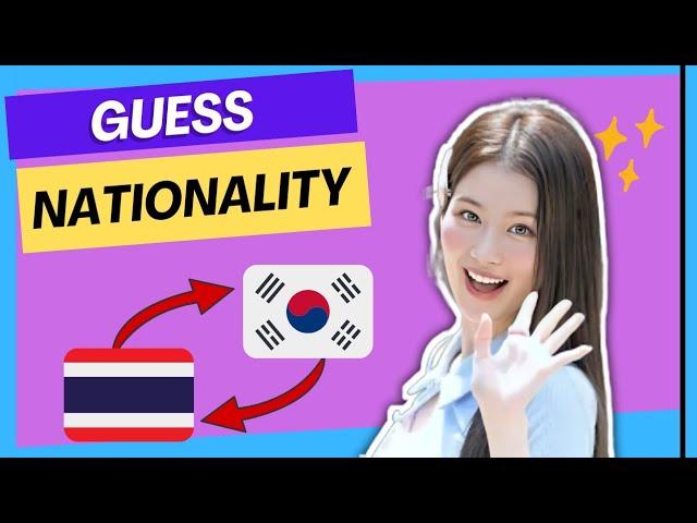 TEST YOUR K-POP KNOWLEDGE: Guess idol's nationality!!