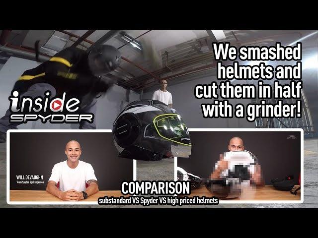 Inside Spyder Ep1 - THE COMPARISON : Substandard VS Standard VS High Priced Helmets