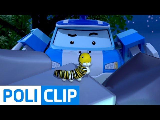 Poli is afraid of bugs | Robocar Poli Clips