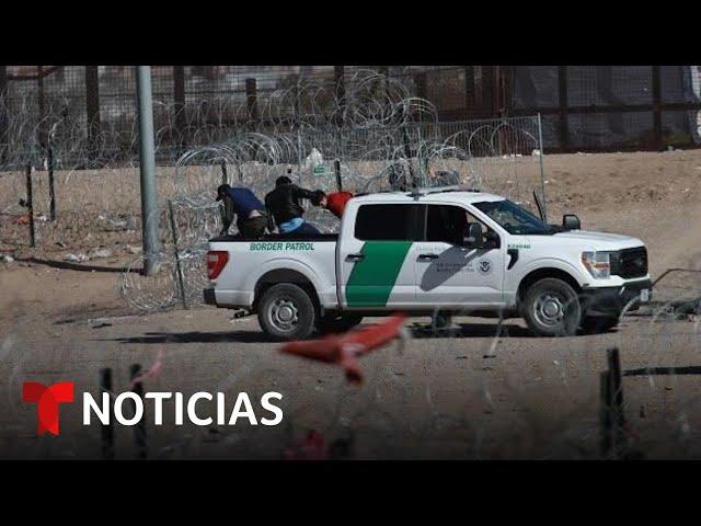 Caen a su punto más bajo en años los encuentros de migrantes en la frontera | Noticias Telemundo