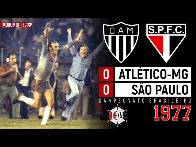 Atlético-MG 0x0 São Paulo - 1977 - A ÉPICA CONQUISTA EM PLENO MINEIRÃO LOTADO!!