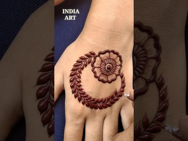 Simple mehndi design Hand mehndi design New mehndi design Best mehndi design #viral #youtubeshorts