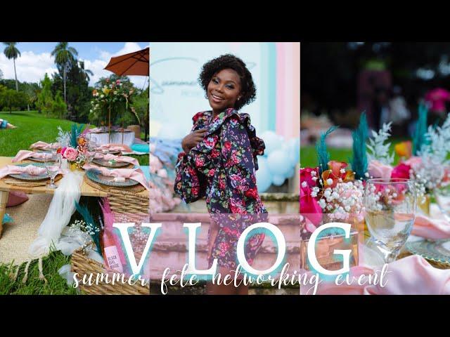 VLOGGG——MIAMI VIBES NETWORKING EVENT SUMMER FETE 2021| #picnic #networking #AllThingsAmanda