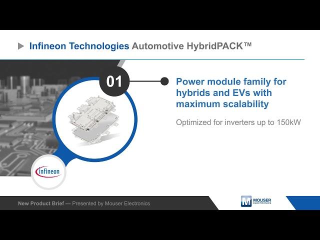 Infineon Technologies Automotive HybridPACK™ IGBT Modules — New Product Brief | Mouser Electronics