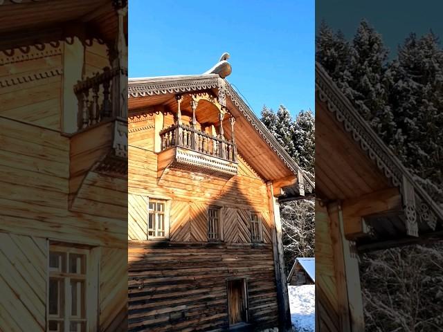 Дом Уланова из деревни Заречье. Вологодская область #деревня #старина  #вологда #дом