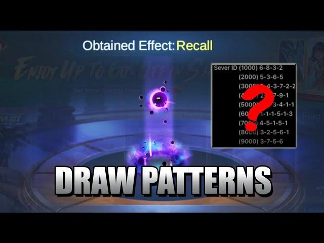 EPIC RECALL EFFECT WITH SECRET DRAW PATTERN?! MYTH OR REAL