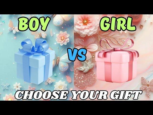 Choose Your Gift  2 Gift box challenge || Boys Vs Girls #pickonekickone #wouldyourather (Part-2)