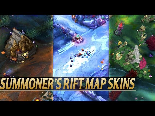 SUMMONER'S RIFT MAP SKINS 2024 - League of Legends