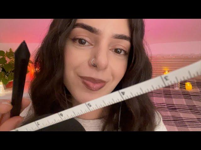 ASMR Brain-Melting Tingles  Measuring You, Soft Whispers & Mouth Sounds (U Can Close ur Eyes)