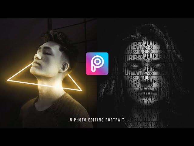 5 PHOTO EDITING PORTRAIT in PicsArt Mobile - Deny King