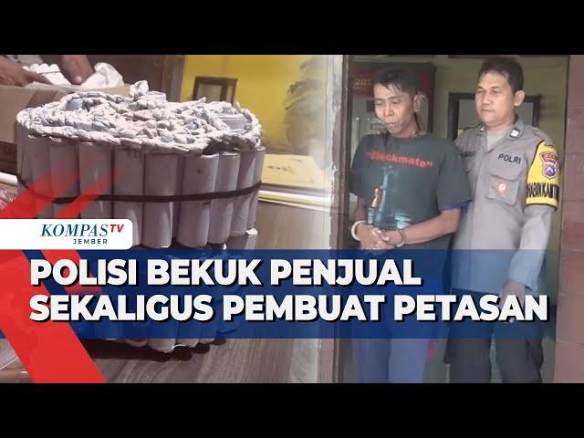 Polisi Menyamar, Penjual Petasan di Jember Diciduk Saat Bertransaksi!